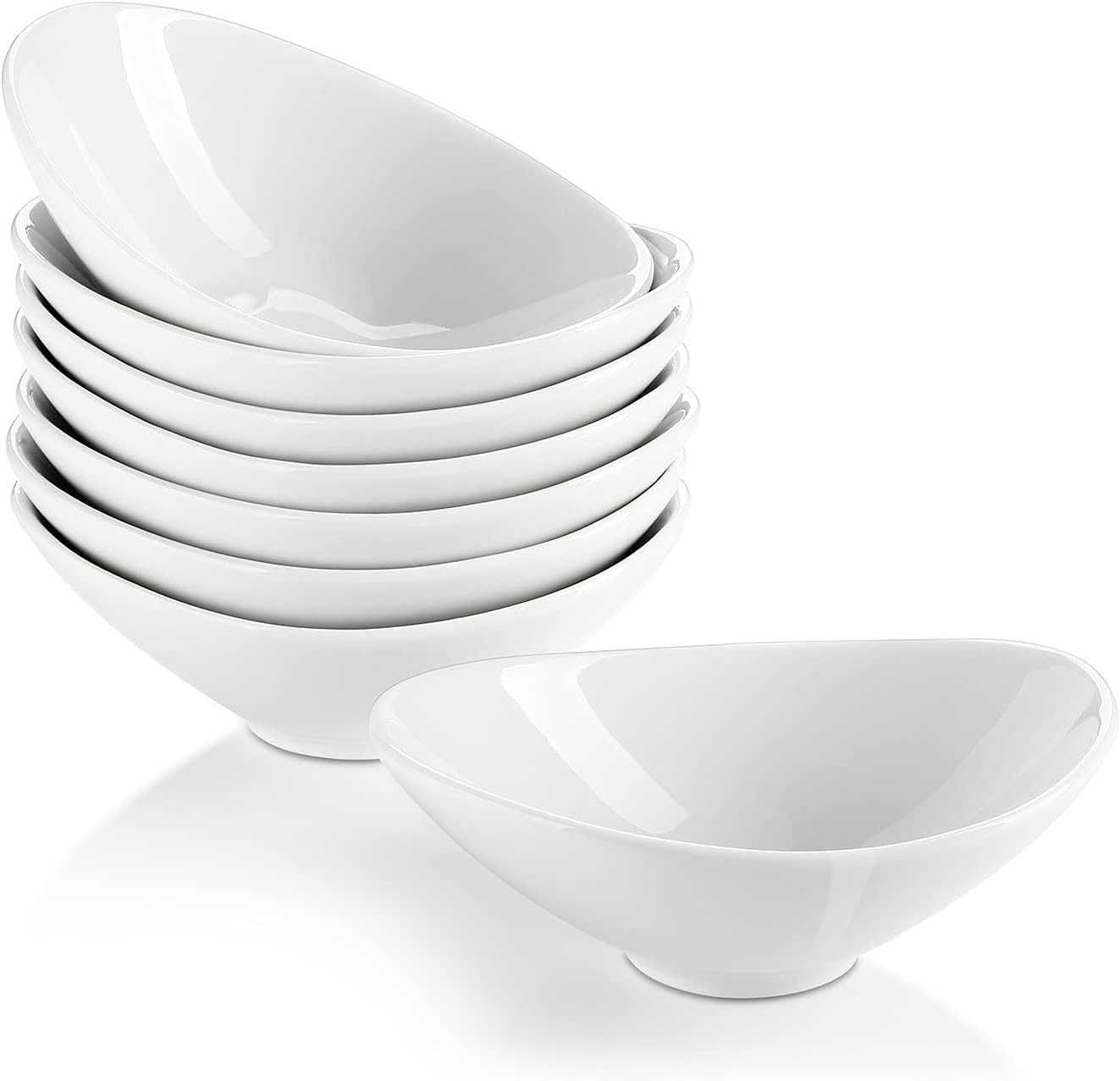 LIFVER Zestaw 8 Misek do Dipów, 85 ml, Porcelanowe Miski do Serwowania