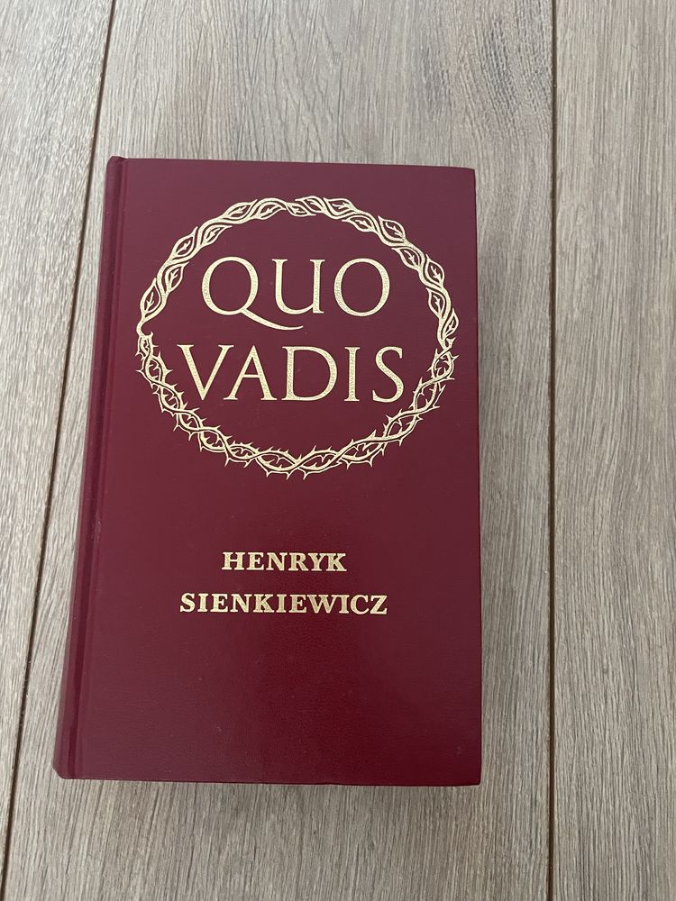 Książka „Quo Vadis“ H. Sienkiewicz