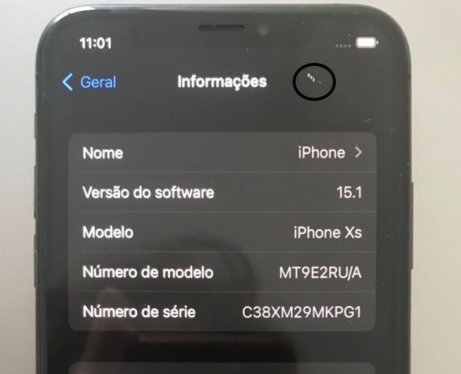 iPhone XS 64 gb, bateria 98%