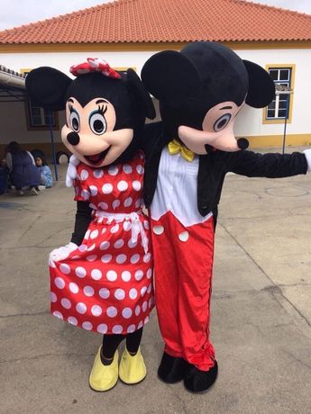 Mascote Minnie e Mickey