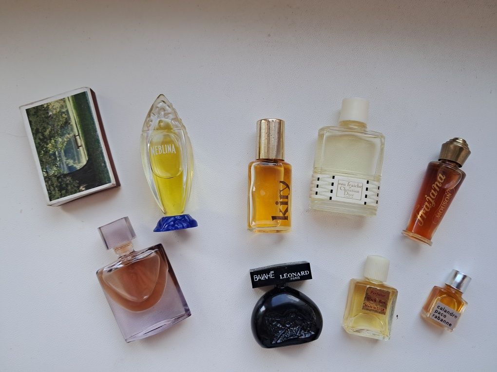 Perfumy miniatury, końcówki kolekcja nowa cena.