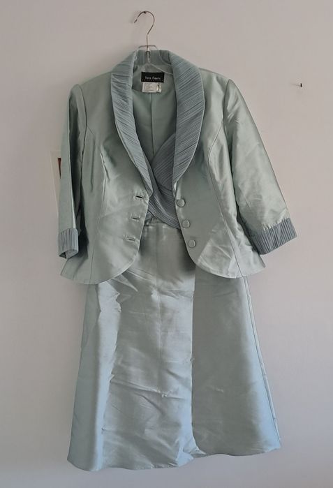 Conjunto vestido/blazer cerimónia L 42