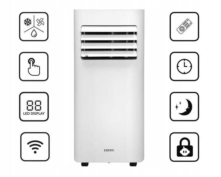 Кондиціонер RIO MINI 2.3 кВт осушувач повітря 19л/24h LED WiFi