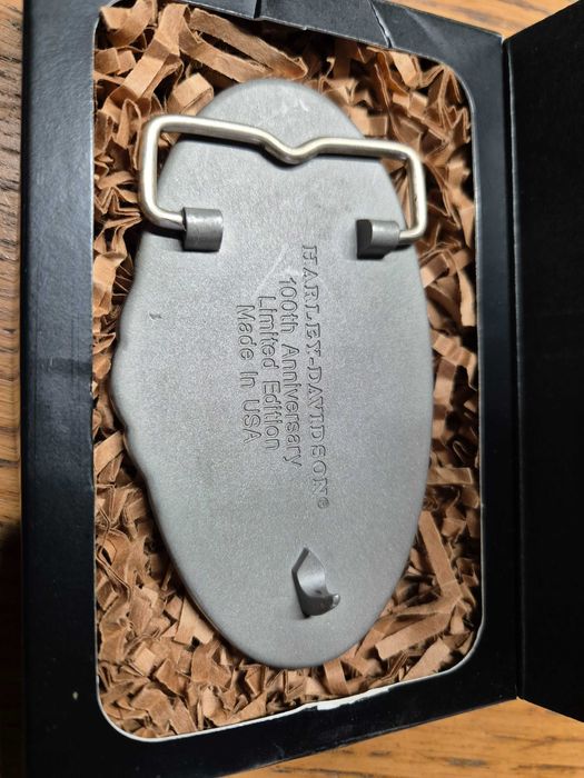 Fivela de cinto Harley Davidson centenário 100 anos