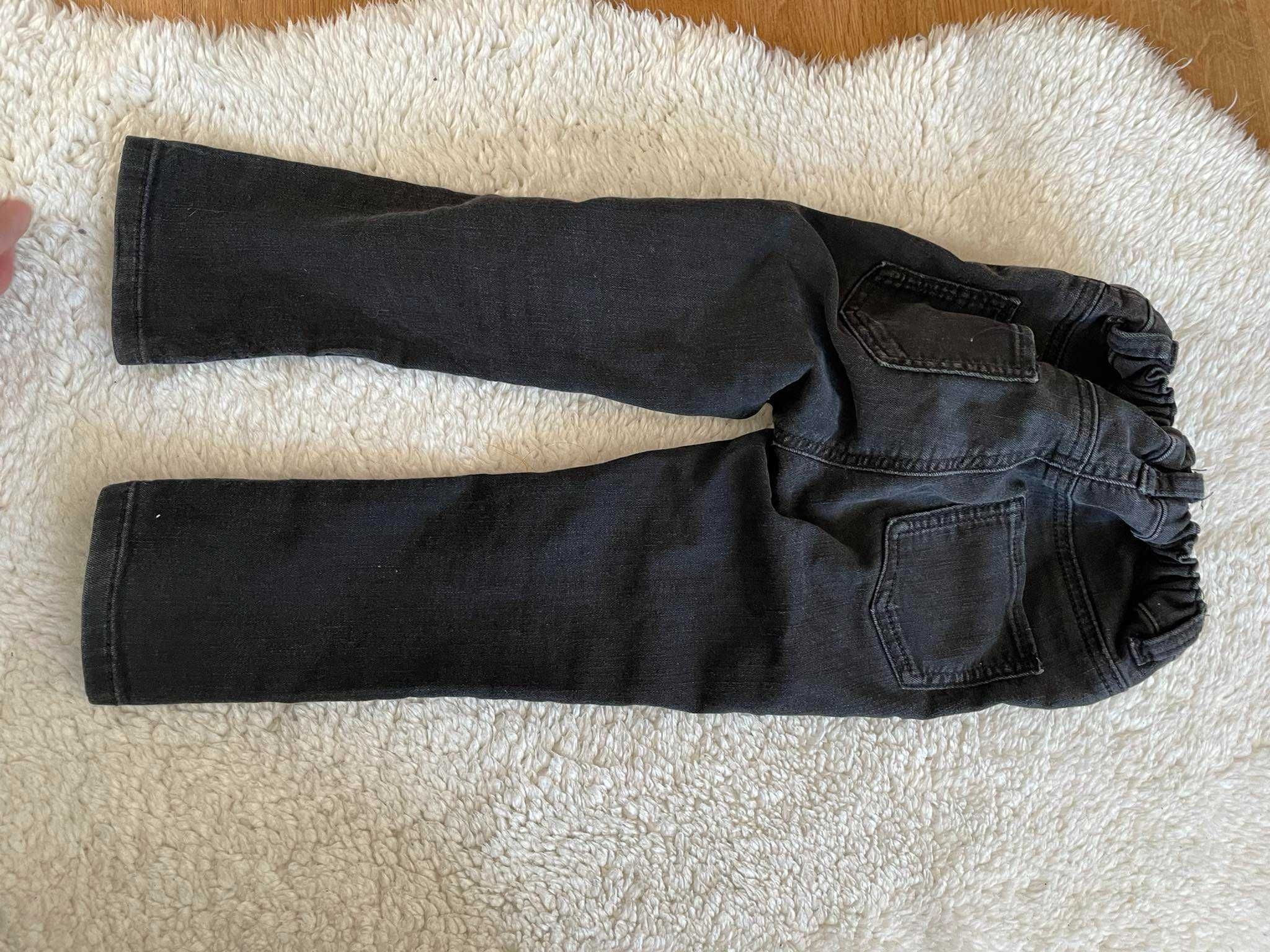 H&M czarne spodnie jeansy 92 r. 18 - 24