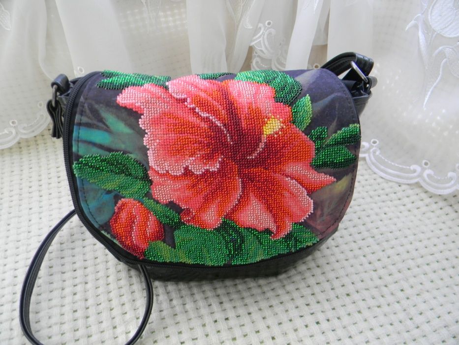 Сумка «Гібіскус» ручної роботи