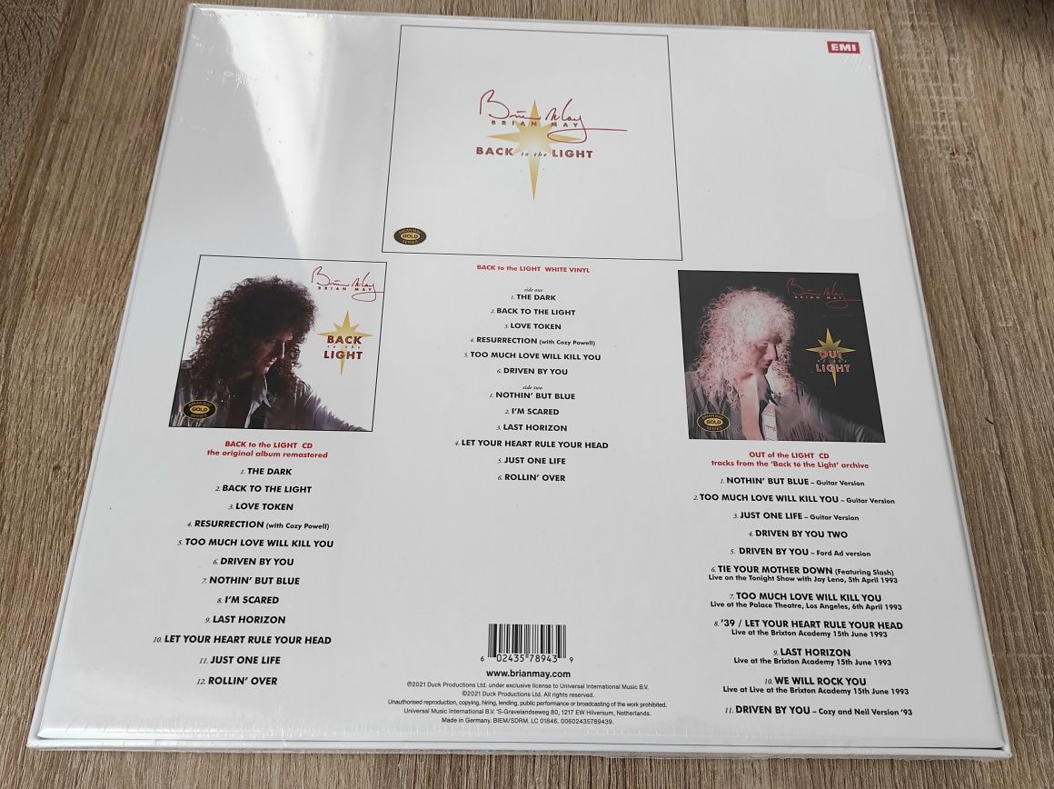 Brian May - Back To The Light Boxset LP + CDs