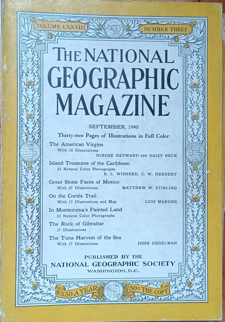 Revista National Geographic 1922