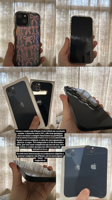 Iphone 13 128GB COR Meia-Noite