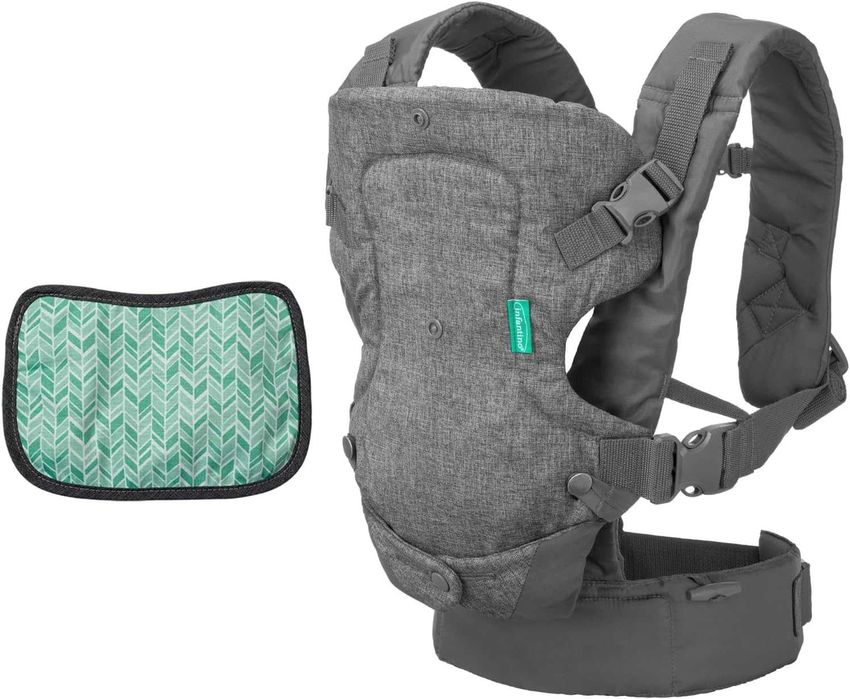 Marsúpio Infantino Flip Advanced 4 em 1 desde 0+ até 14,5kg com babete