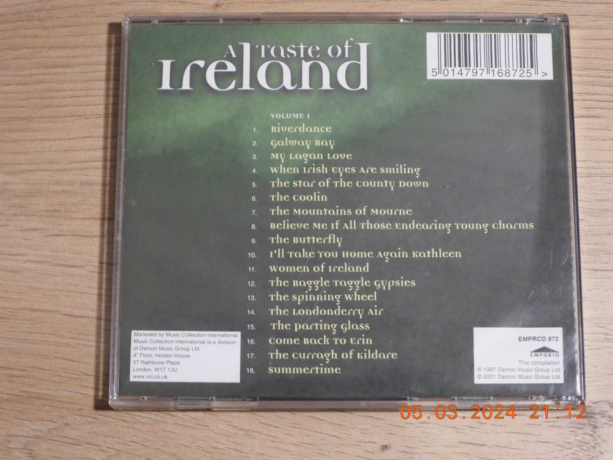 A Taste Of Ireland  - CD