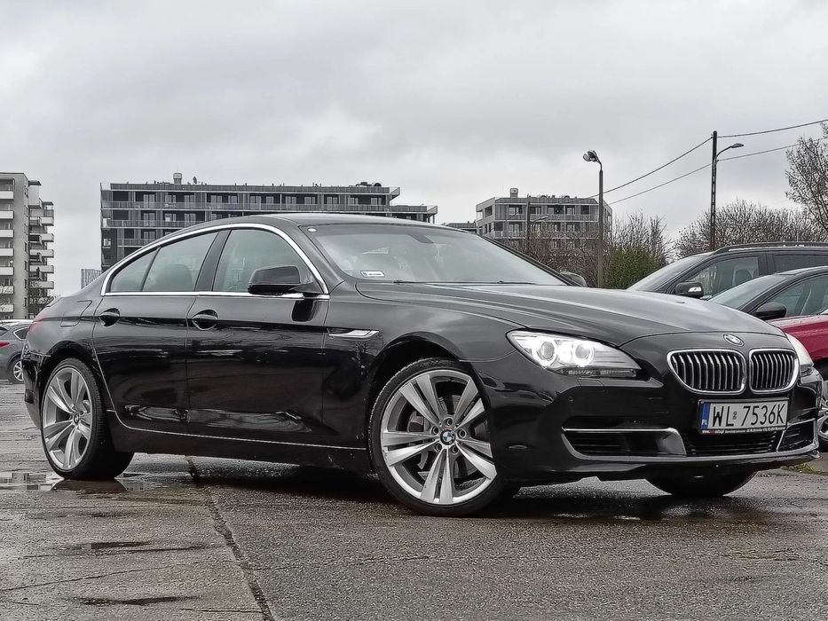 BMW Seria 6 Salon Polska, Bezwypadkowy, 640 ix Stan bdb, X-Drive, 640i, GRAN COUPE