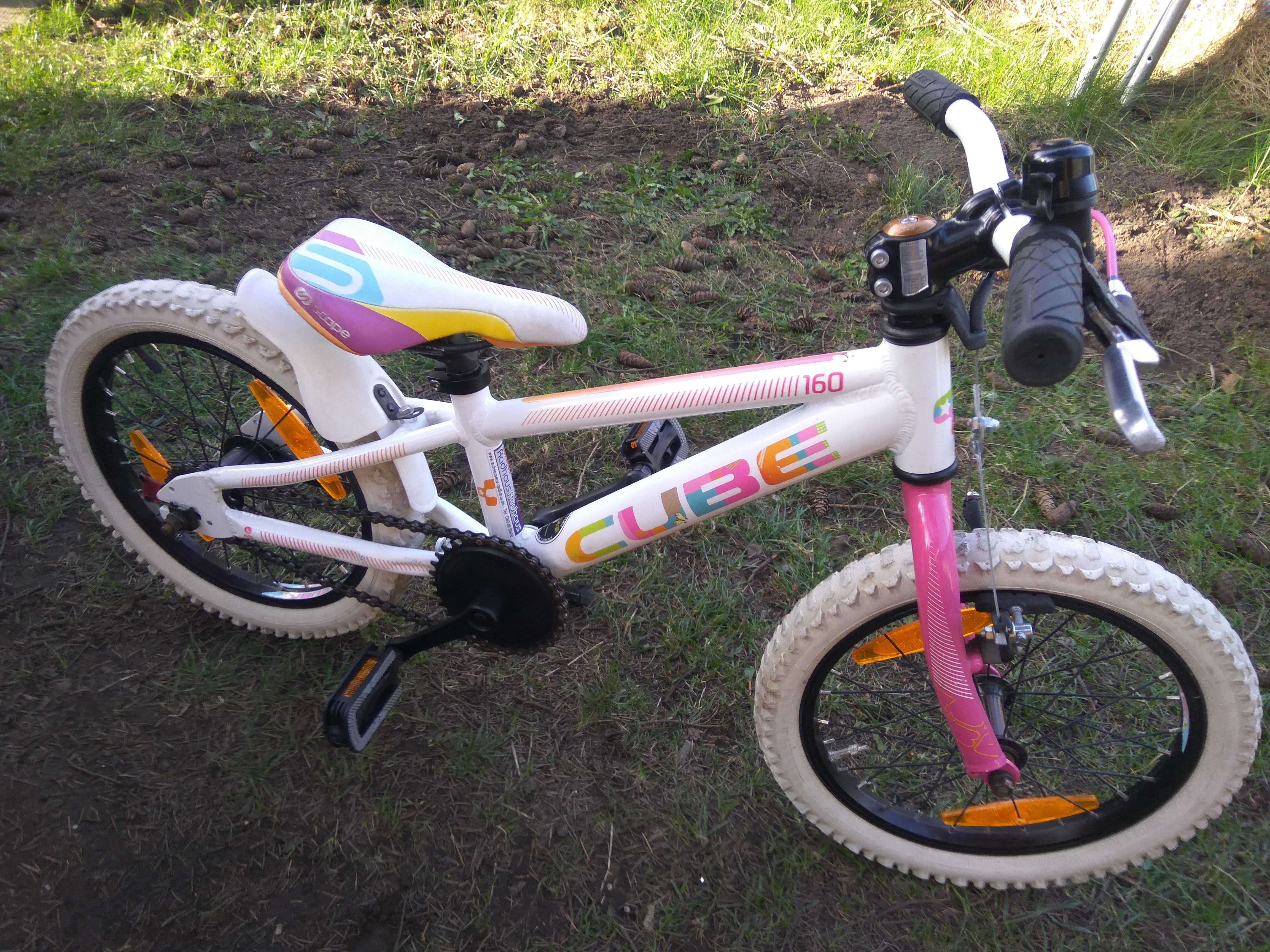 CUBE Kid 160 rowerek dzięcięcy dla księżniczki Koła 16''  Alu