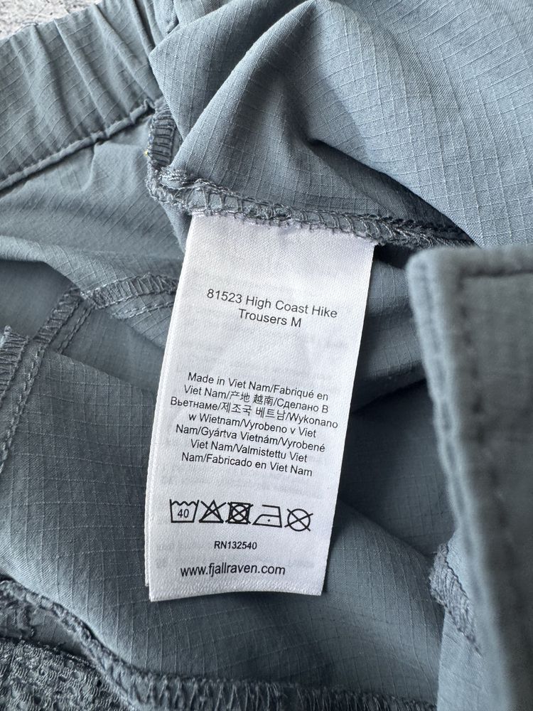 Трекинговые нейлоновые штаны Fjallraven лиса из новых коллекций + пояс