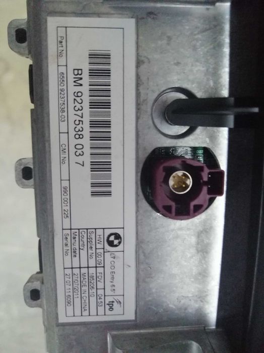 ecrà gps bmw serie 1 f20-f21