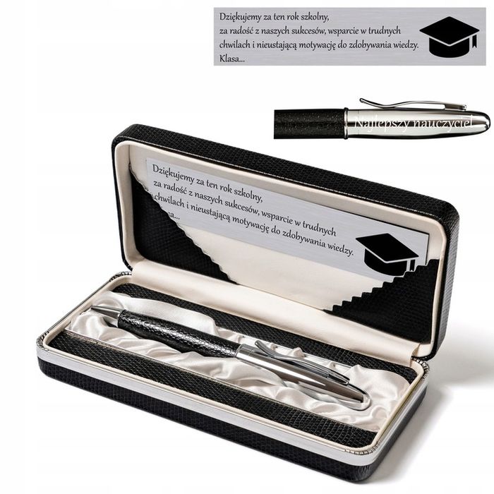 Długopis Z Grawerem Gratis Z Własnym Napisem Z Dedykacją Na Prezent