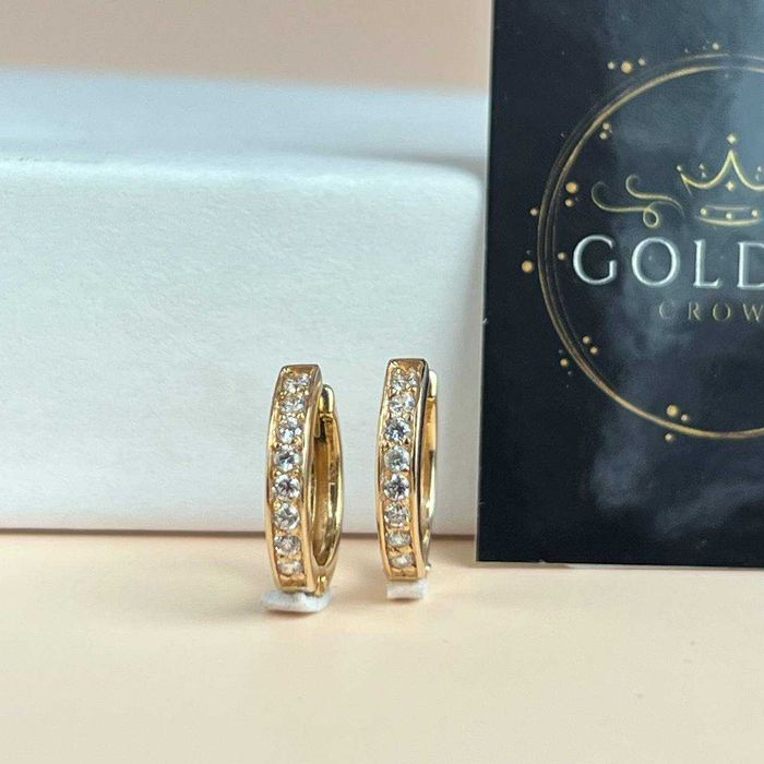 Золоті сережки, вага 2,42 грам Арт. 590