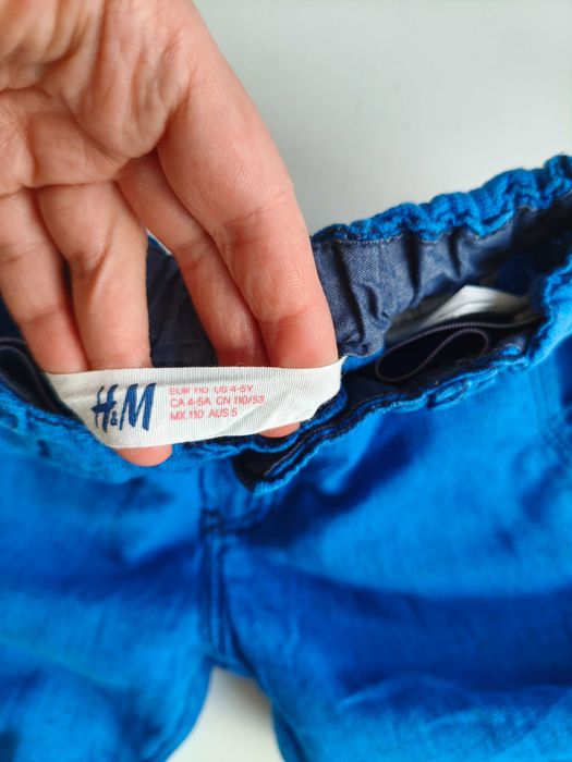 H&M spodnie Len 110