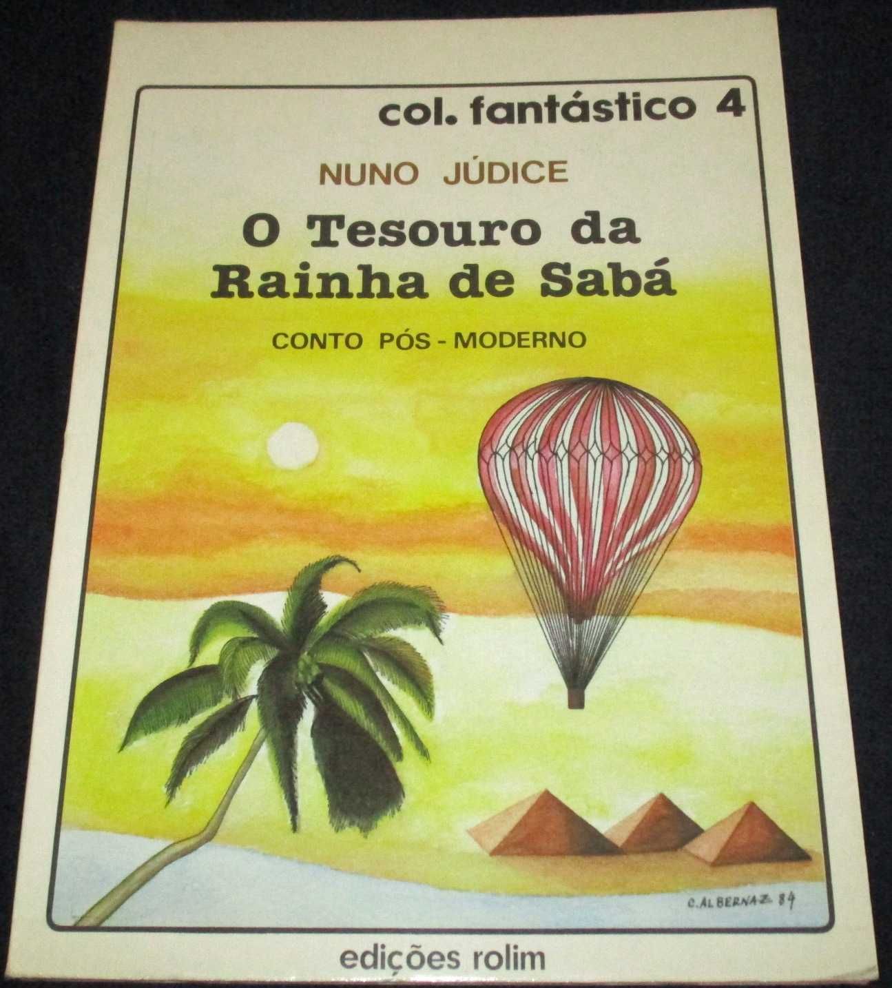 Livro O Tesouro da Rainha de Sabá Nuno Júdice Colecção Fantástico