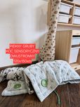 Piękny gruby koc sensoryczny ręcznie szyty duzy