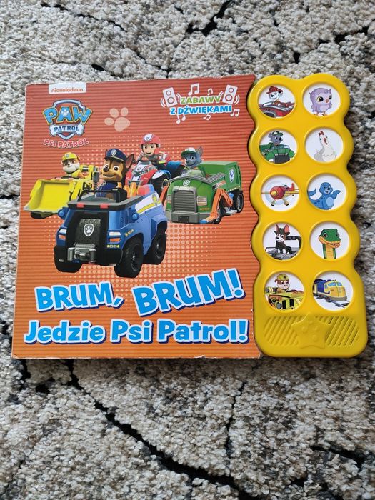 Książka Psi Patrol, Zabawa z dźwiękami