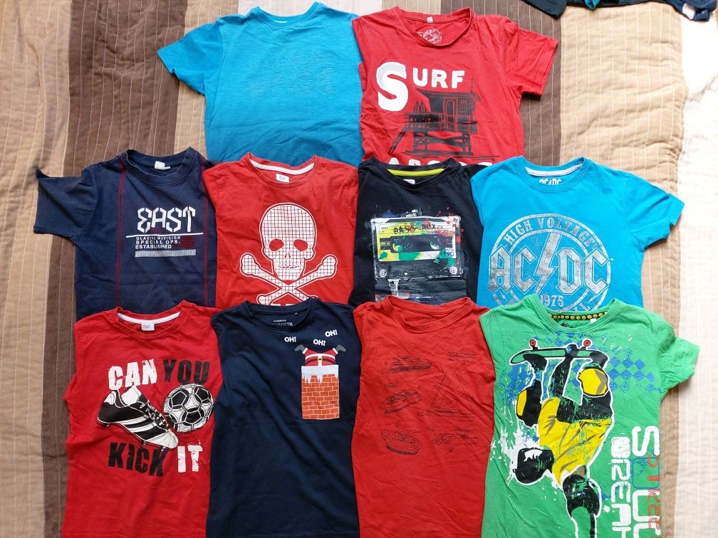Koszulka t'shirt rozm. 134 Reserved Cool Club Acdc mikołaj