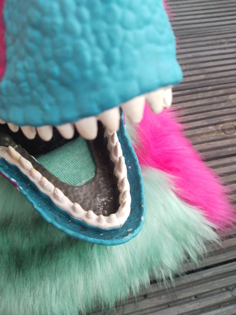 furry fursuit Dino maska