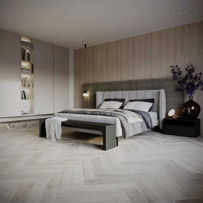 Panele winylowe VinCore Herringbone Strasbourg jodełka