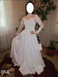 Весільне плаття, шубка