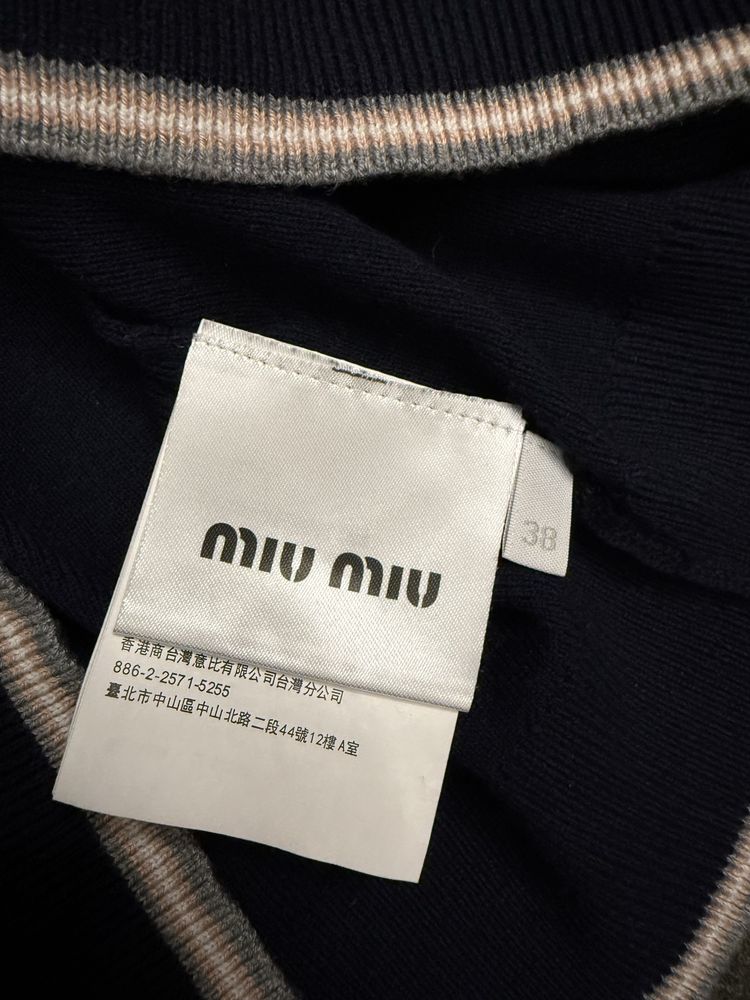 Поло кофта miu miu