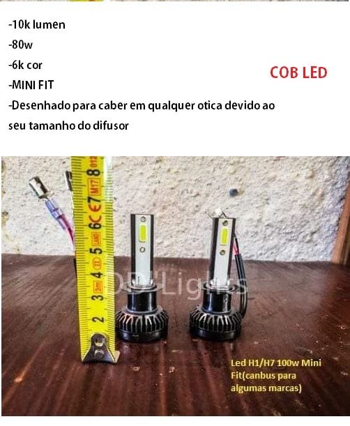 Lampadas (COB\ZES) LED H1\H7\H4\H11\H8...