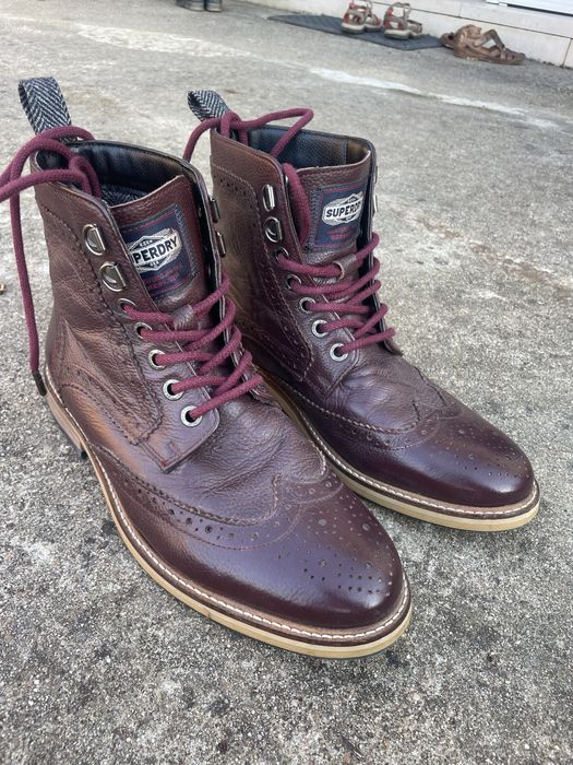 Botas SuperDry couro