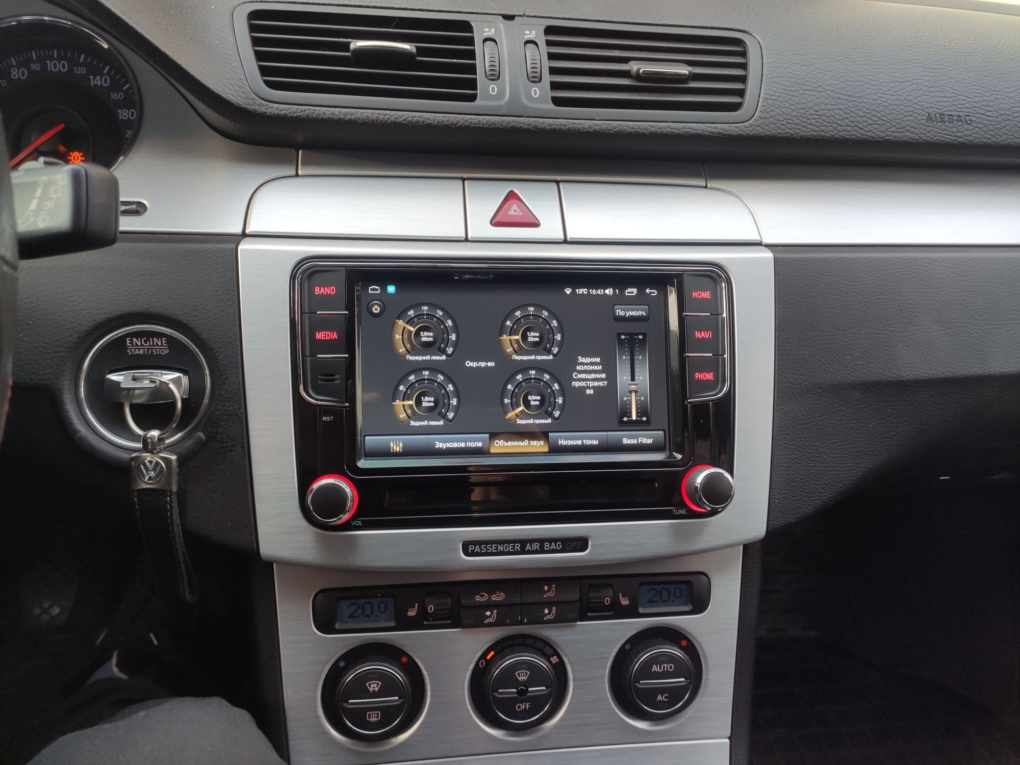 Volkswagen Passat Tiguan магнитола новая 4/64GB CarPlay