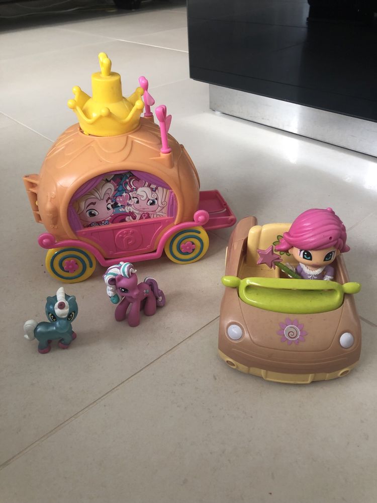 Pinypon+ carro+ coche+ 2 cavalinhos