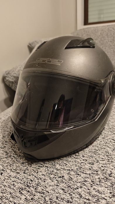 Capacete  ls2  cinza