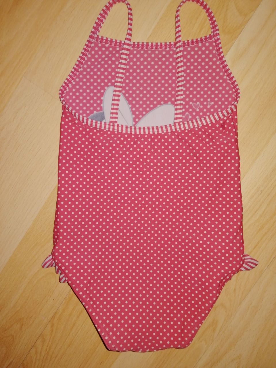 Strój kostium kąpielowy brokat falbanki Myszka Minnie na 92-98cm