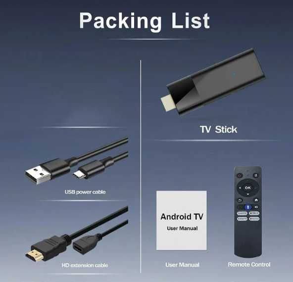 Android TV box - SMART TV - 4GB/64GB - Sklep Play - WiFi - Internet