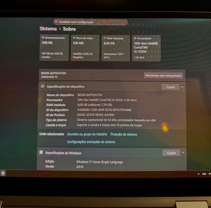 Samsung Computer (1 Year of Use)64551819160321123