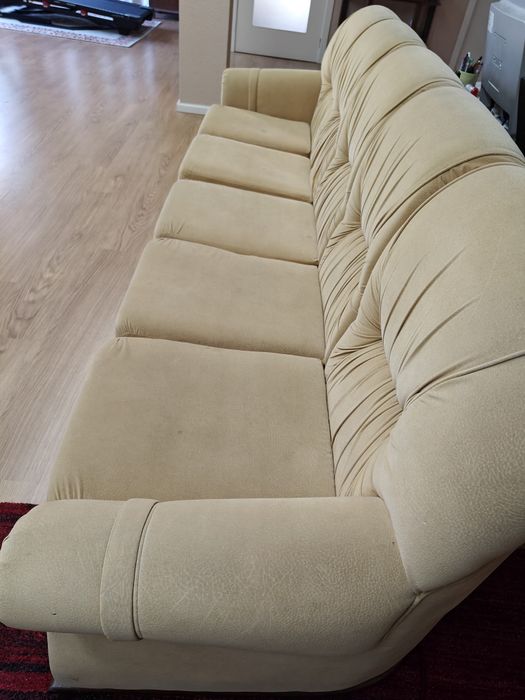 Sofá 5 lugares tecido lavável