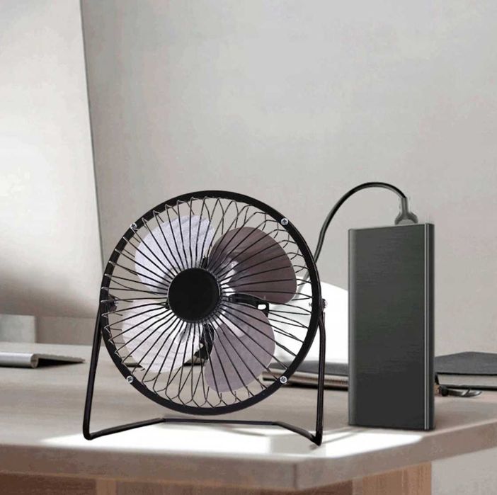 MINI WENTYLATOR wiatrak biurkowy na USB przenośny samochodowy