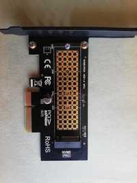 Adapter PCI-E do dysku NVme m2