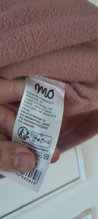 Casaco polar com bolsos