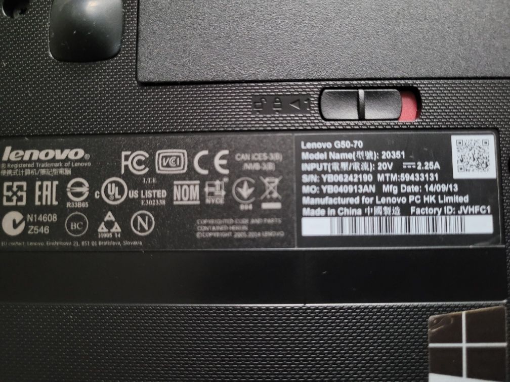 Laptop Lenovo G50-70 + torba gratis