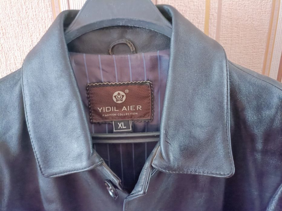 Кожаный пиджак куртка р.48-50 натуральная кожа