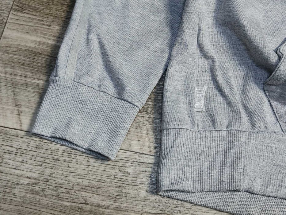 LONSDALE на лампасах худі чоловіче сіре бавовна L