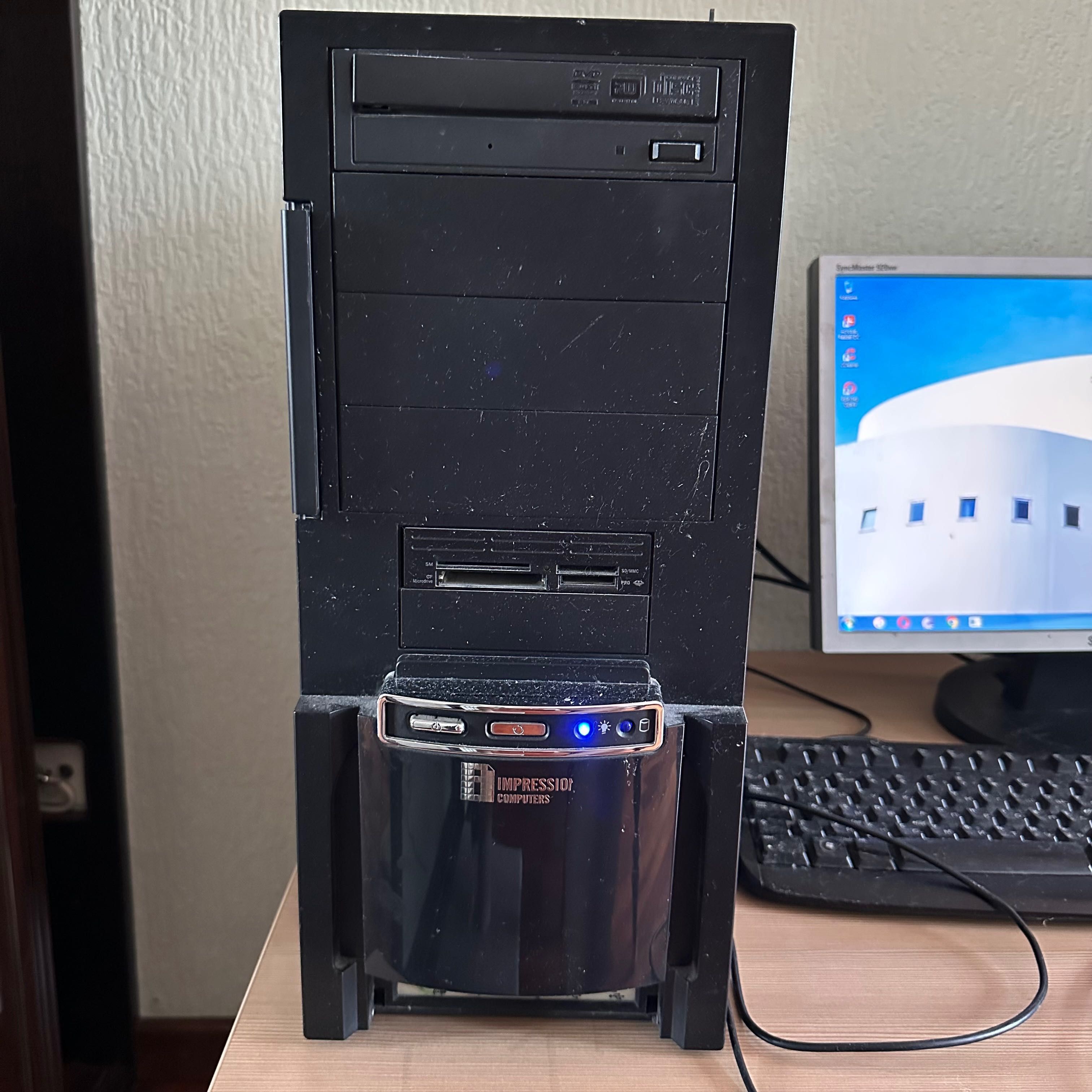 Компʼютерний системний блок процесор Intel Core 2 CPU 1.86 GHz 2 гб