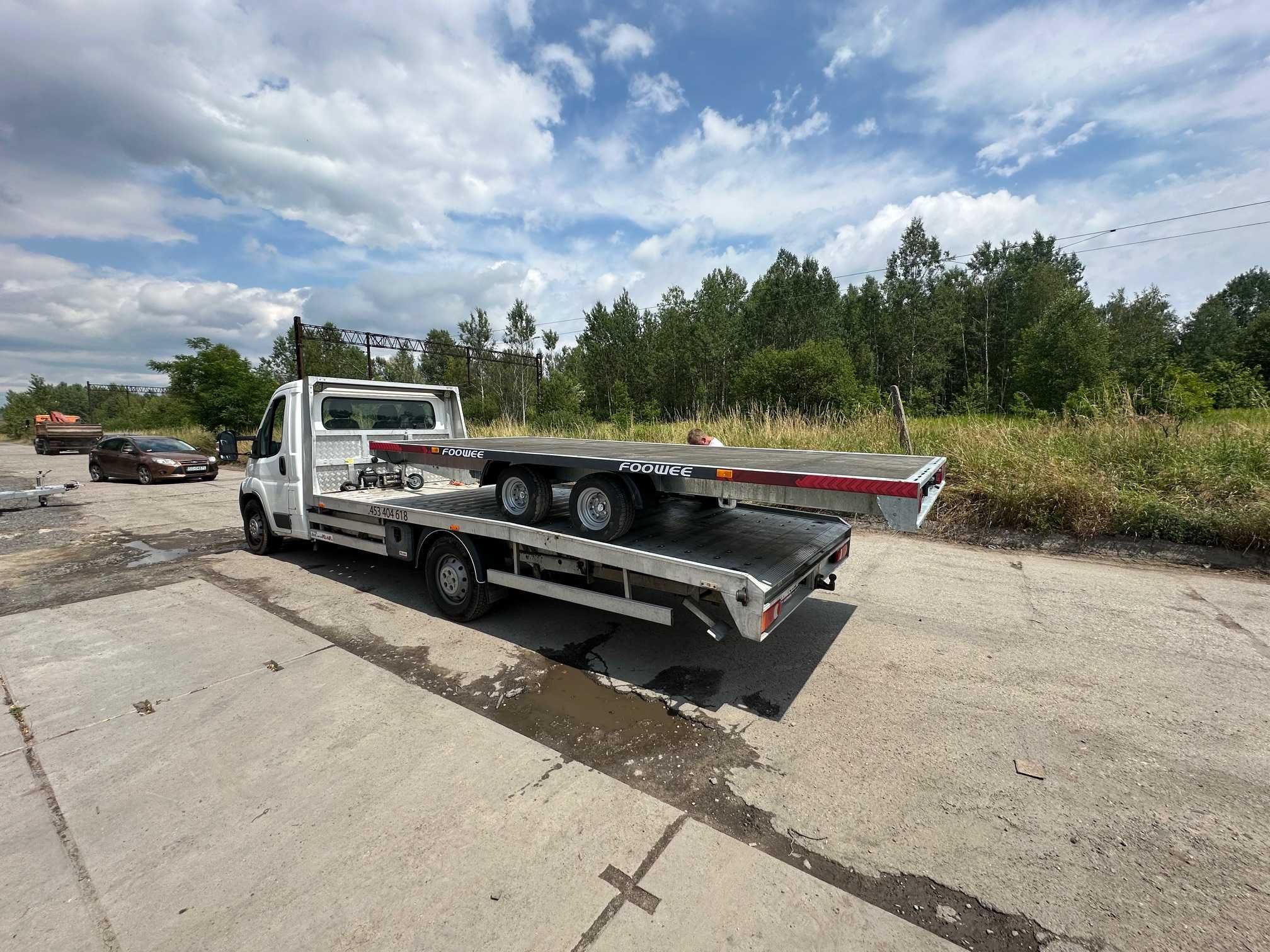 Przyczepa PLATFORMA towarowa bagażowa DMC750kg 4x2m NOWA HIT CENOWY!!!