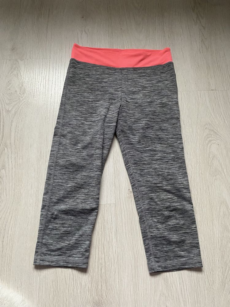 Legginsy sportowe 3/4 158/164 H&M sport spodnie getry