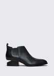 Alexander Wang KORI OXFORD with Silver -skórzane botki - 39