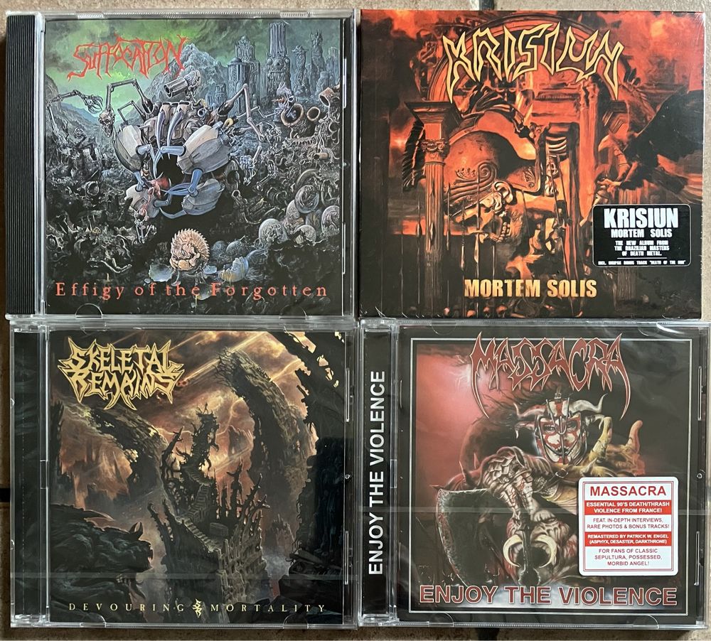 Suffocation, Krisiun, Massacra, Skeletal Remains